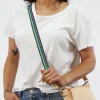 Bag Accessories^Consuela Black Slim Webbing Crossbody Strap