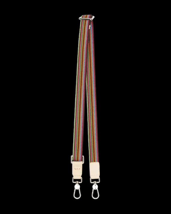 Bag Accessories^Consuela Brown Slim Webbing Crossbody Strap