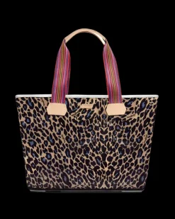 Travel Bags^Consuela Legacy Blue Jag Zipper Tote | Handbags & Totes | Austin, Texas