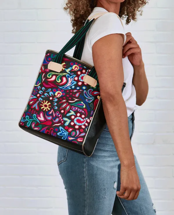 Handbags^Consuela Posh Embroidered Chica Tote